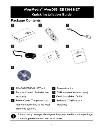 AVerMedia Technologies EB1304 Manual pdf